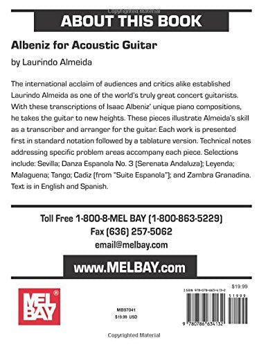 Albeniz for Acoustic Guitar,Used