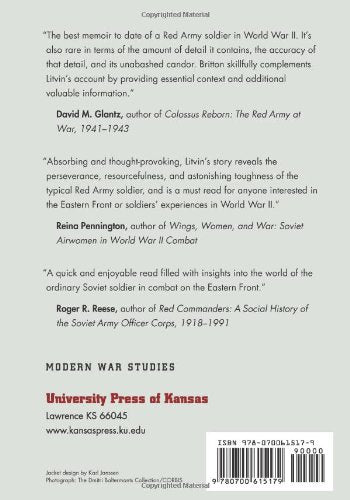 800 Days on the Eastern Front: A Russian Soldier Remembers World War II (Modern War Studies),Used