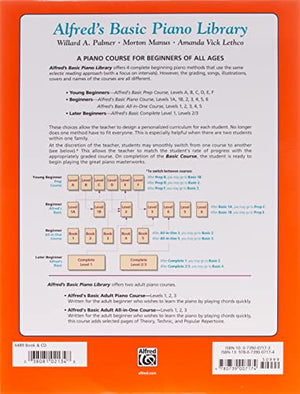 Alfred's Basic Piano Course Lesson Book Level 1A (Alfred's Basic Piano Library),New