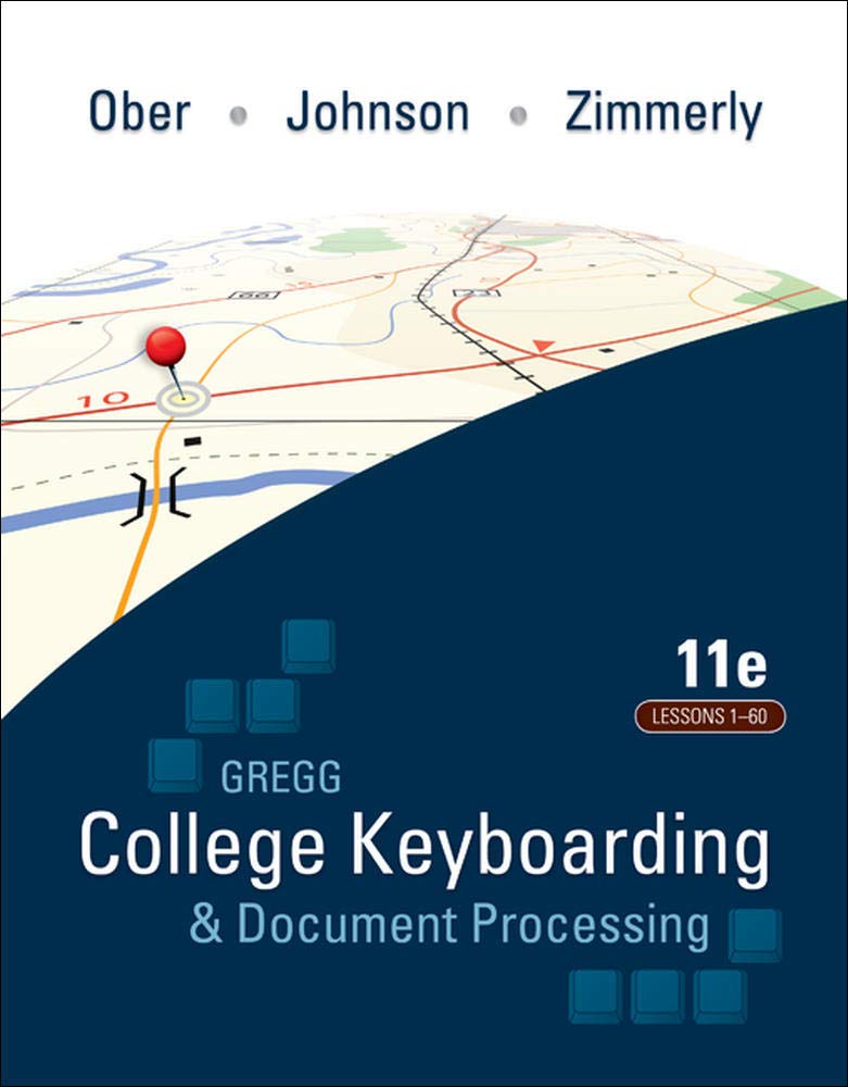 Ober: Kit 1: (Lessons 160) W/Word 2010 Manual