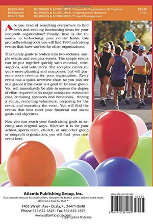 199 Fun and Effective Fundraising Events for Nonprofit Organizations,Used