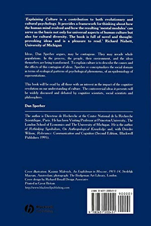 Explaining Culture: A Naturalistic Approach,New