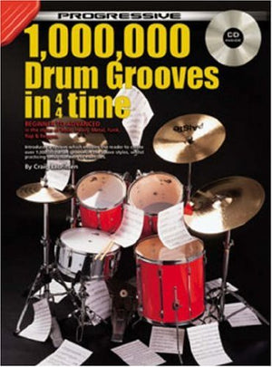 Progressive 1, 000,000 Drum Grooves In 4 4 Time,Used
