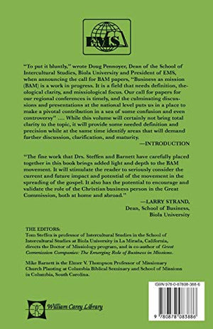 Business As Mission: From Impoverished To Empowered,New