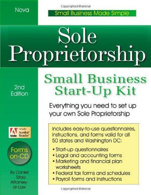 Sole Proprietorship: Small Business Startup Kit,Used