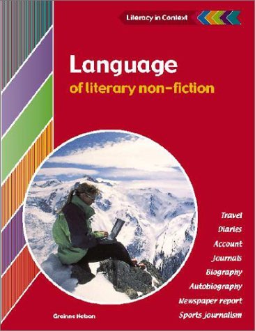 Language of Literary NonFiction Student's Book (Literacy in Context),Used