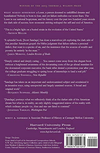 Born Losers: A History of Failure in America,Used