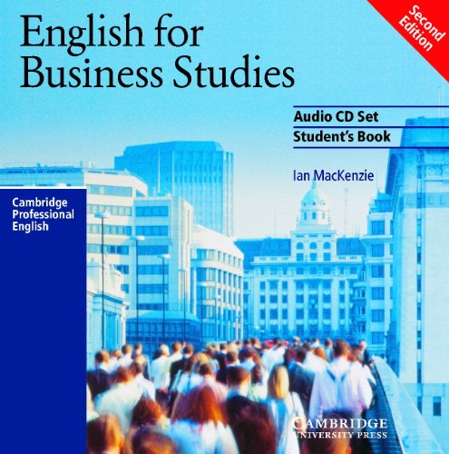English for Business Studies Audio CD Set (2 CDs): A Course for Business Studies and Economics Students,Used