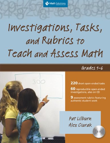 Investigations, Tasks, And Rubrics To Teach And Assess Math, Grades 16,Used
