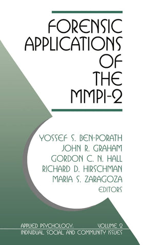 Forensic Applications Of The Mmpi2 (Applied Psychology : Individual, Social, And Community Issues, Vol 2),Used
