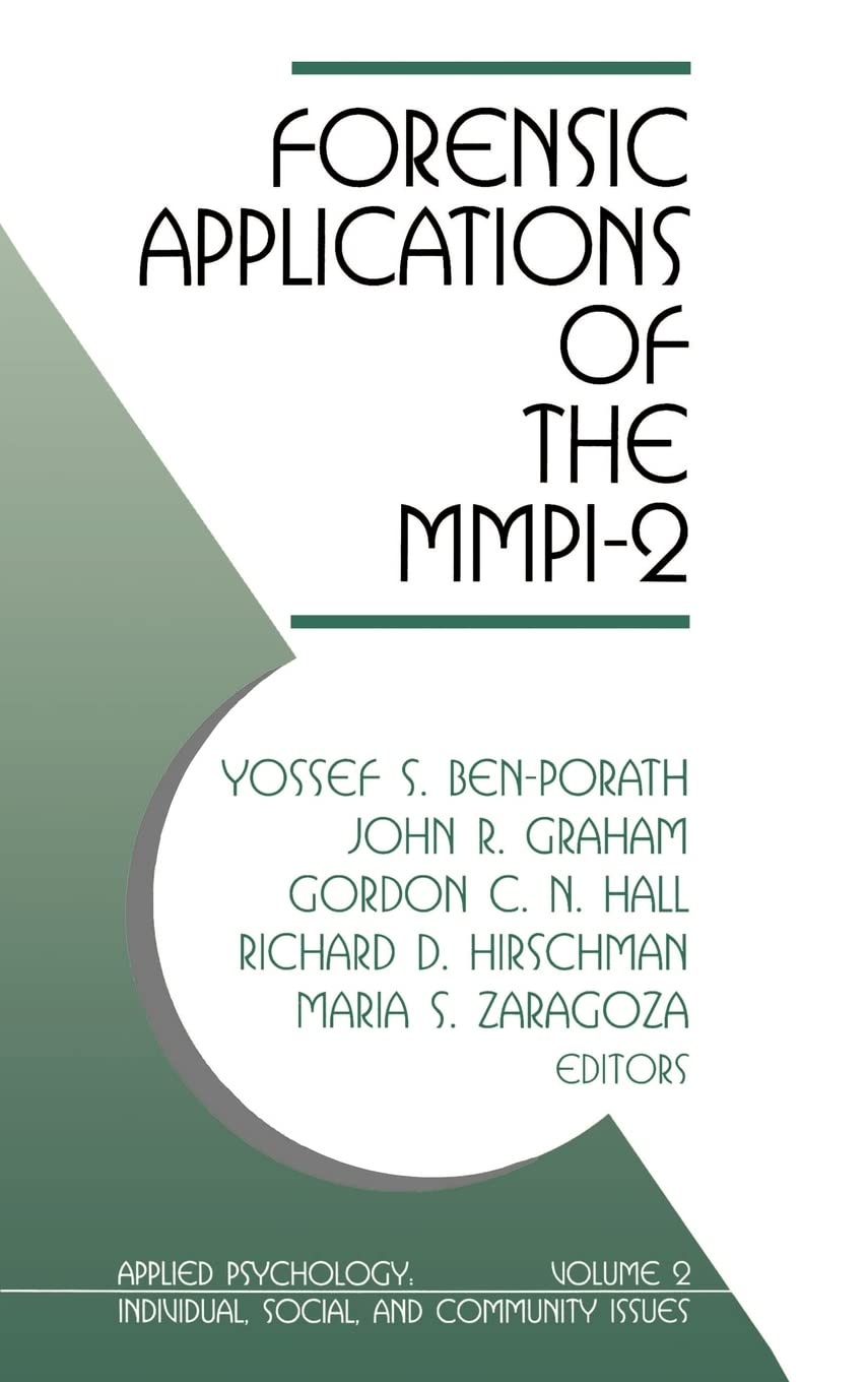 Forensic Applications Of The Mmpi2 (Applied Psychology : Individual, Social, And Community Issues, Vol 2),Used