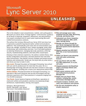 Microsoft Lync Server 2010 Unleashed,Used