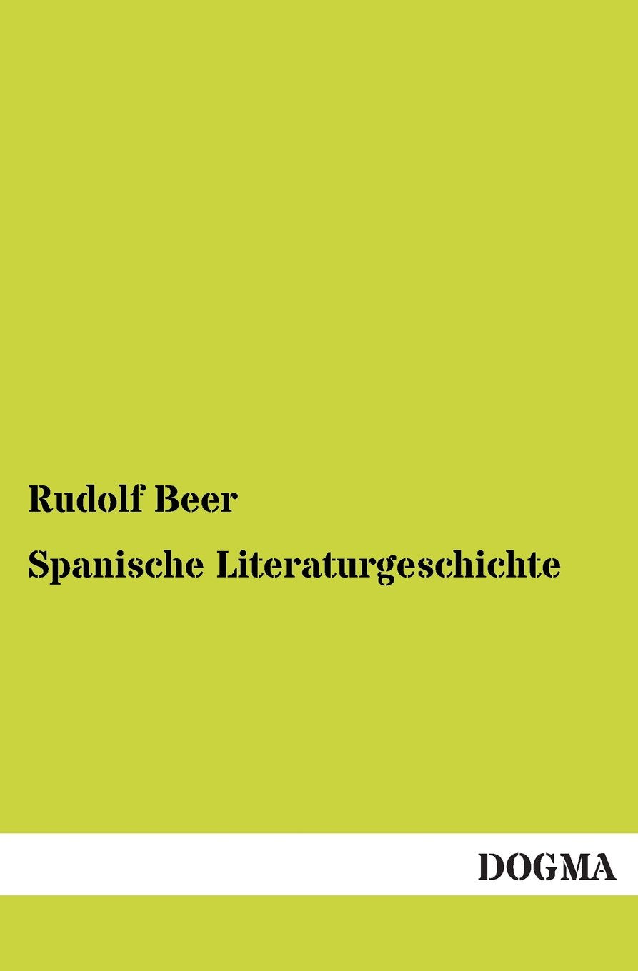 Spanische Literaturgeschichte (German Edition),Used
