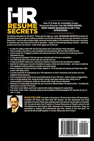 HR Resume Secrets: How To Create An Irresistible Human Resources Resume That Will Open Doors, Wow Hiring Managers & Get You Inte,Used