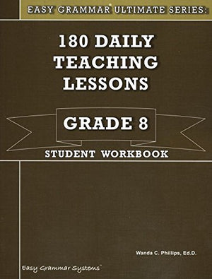 Easy Grammar Grade 8 Student 180 Daily Teaching Lessons,Used