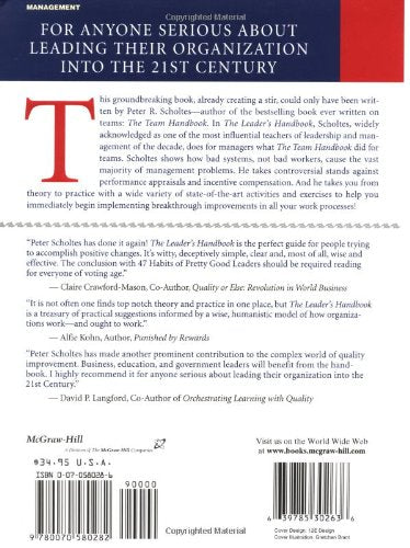 The Leader'S Handbook: Making Things Happen, Getting Things Done,Used