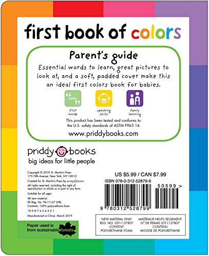 First 100 : First Book of Colors Padded,Used