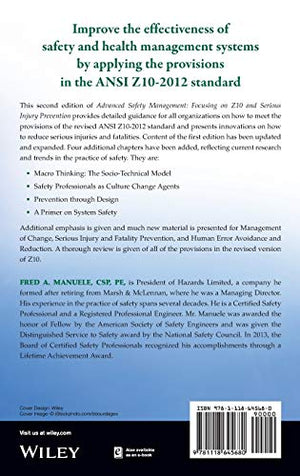 Advanced Safety Management: Focusing on Z10 and Serious Injury Prevention,Used