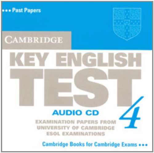 Cambridge Key English Test 4 Audio CD (KET Practice Tests),Used