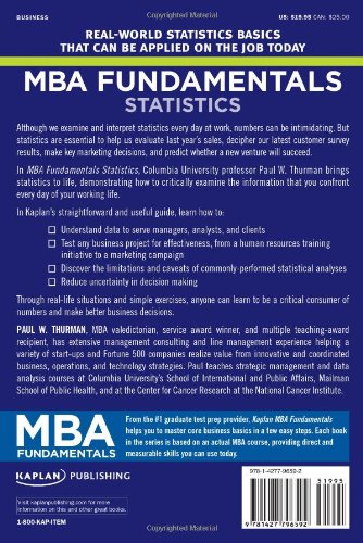 Mba Fundamentals Statistics