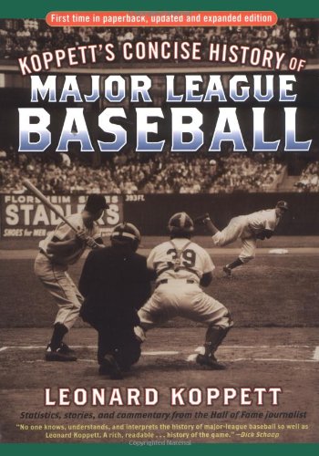 Koppett'S Concise History Of Major League Baseball,New