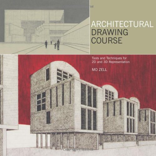 Architectural Drawing Course: Tools and Techniques for 2D and 3D Representation,Used