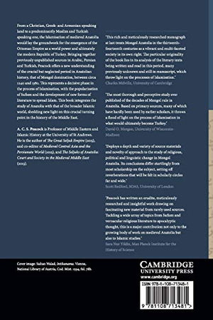 Islam, Literature and Society in Mongol Anatolia (Cambridge Studies in Islamic Civilization),Used