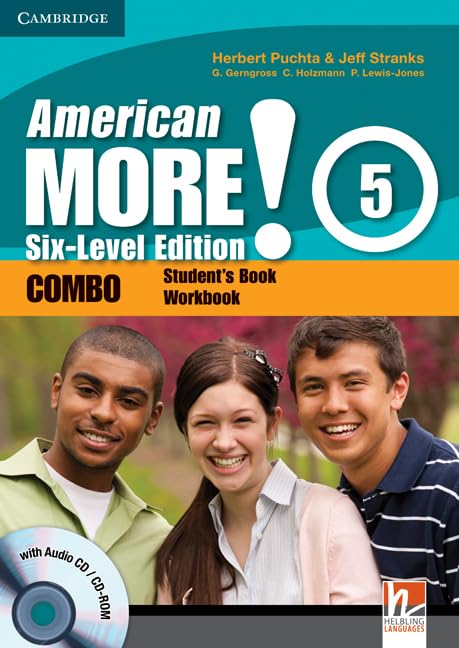 American More! SixLevel Edition Level 5 Combo with Audio CD/CDROM,Used