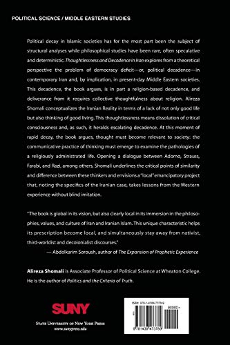 Thoughtlessness and Decadence in Iran,Used