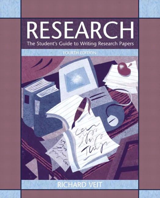 Research: The Student's Guide to Writing Research Papers (4th Edition),Used