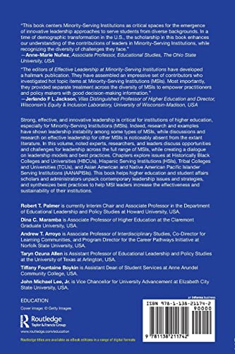 Effective Leadership at MinorityServing Institutions,Used