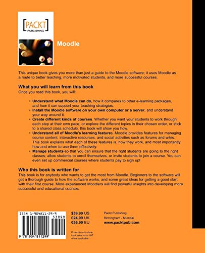Moodle ELearning Course Development: A complete guide to successful learning using Moodle,Used