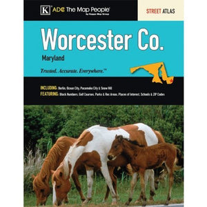 Adc's Street Atlas of Worcester County, Maryland,Used