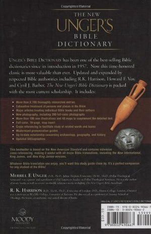 The New Unger'S Bible Dictionary,New