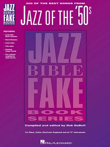Jazz Of The 50'S (Jazz Bible Fake Book Series),New