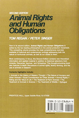 Animal Rights and Human Obligations,Used