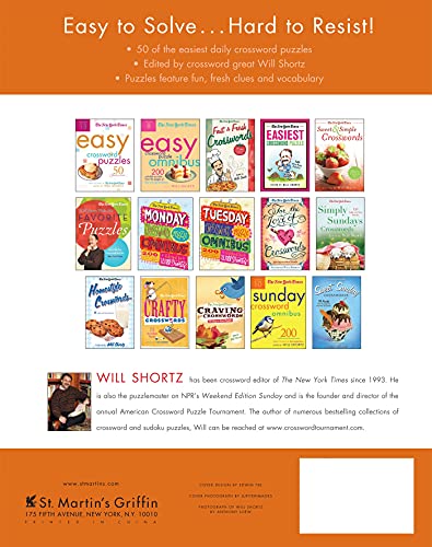 The New York Times Easy Crossword Puzzles Volume 14: 50 Monday Puzzles from the Pages of The New York Times,Used