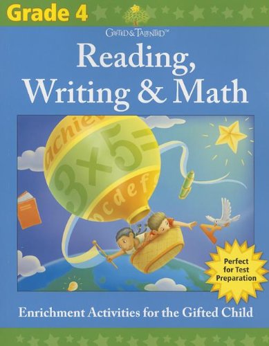 Gifted & Talented: Grade 4 Reading, Writing & Math (Flash Kids Gifted & Talented),Used