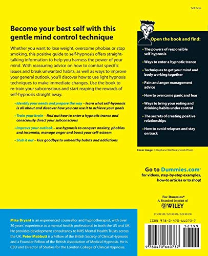 SelfHypnosis For Dummies,Used