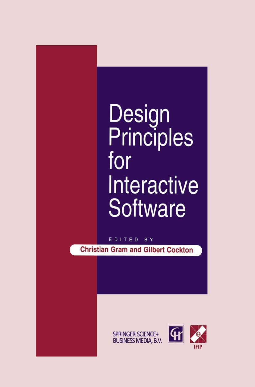Design Principles for Interactive Software (IFIP Advances in Information and Communication Technology),Used