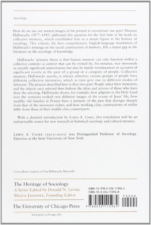 On Collective Memory (Heritage of Sociology Series),New