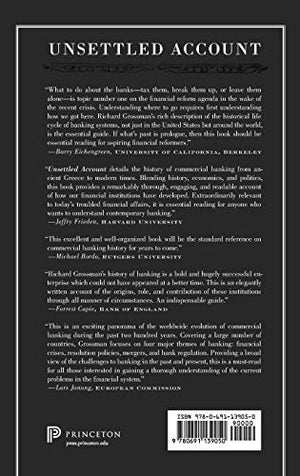 Unsettled Account: The Evolution of Banking in the Industrialized World since 1800 (The Princeton Economic History of the Wester,New