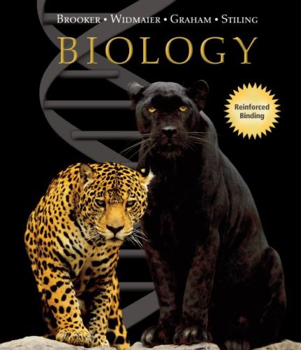 Biology by Robert Brooker (NASTA Hardcover Reinforced High School Binding) Student Edition (AP BIOLOGY BROOKER),Used