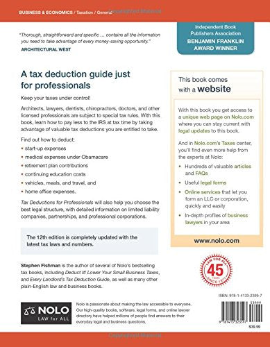 Tax Deductions for Professionals: Pay Less to the IRS,Used