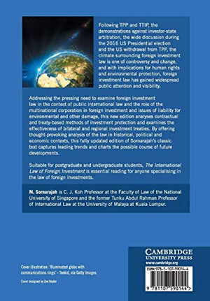 The International Law on Foreign Investment,Used