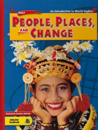 Holt People, Places, And Change: An Introduction To World Studies: Student Edition 2005,Used