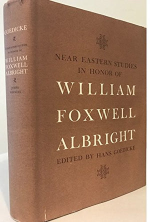 Near Eastern Studies In Honor Of William Foxwell Albright (English And German Edition),New