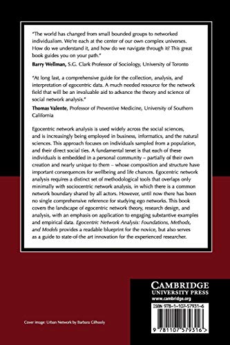 Egocentric Network Analysis: Foundations, Methods, and Models (Structural Analysis in the Social Sciences, Series Number 44),Used