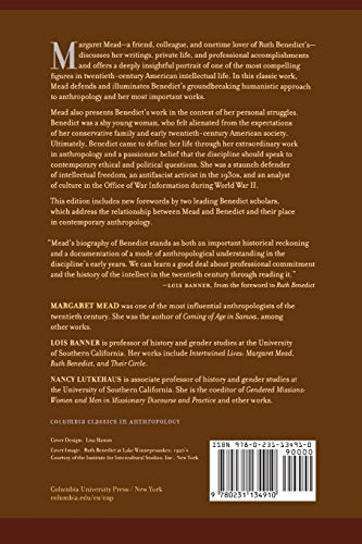 Ruth Benedict: A Humanist in Anthropology (Columbia Classics in Anthropology),Used