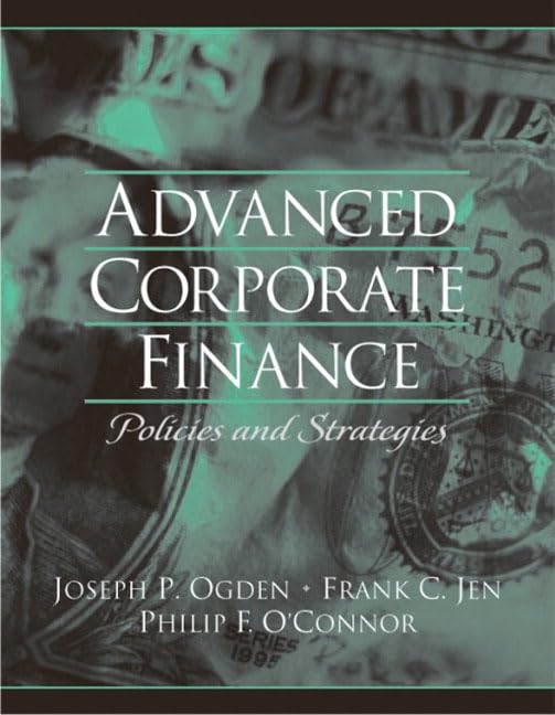 Advanced Corporate Finance,Used